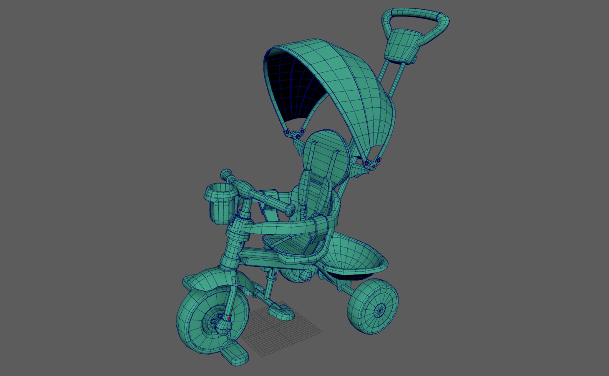 tp712 trike wireframe